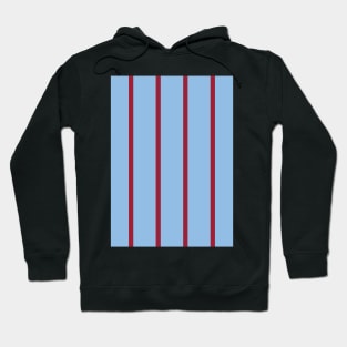 Villa 1957 FA Cup Blue and Claret Pinstripe Hoodie